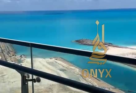 174 sqm Resale Apartment at the Best Price with the Best View in the Towers on the Sea & Lagoon, Ready to Move in North Edge Towers, New Alamein