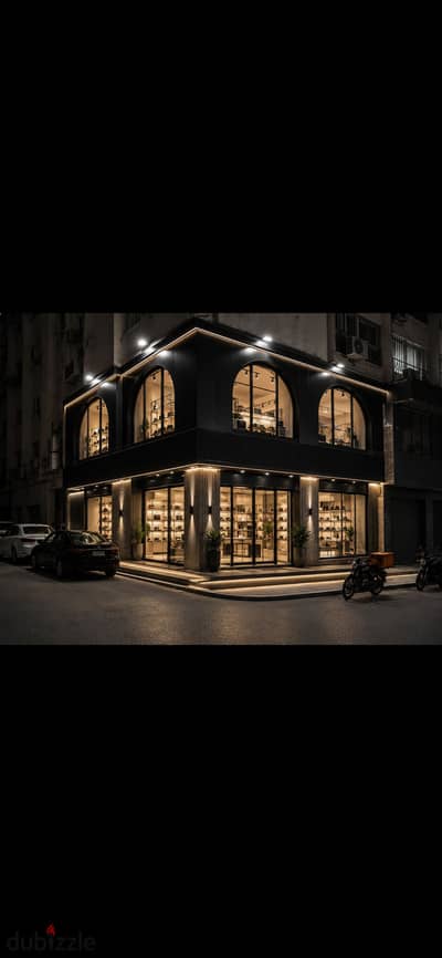 Doreen Store for rent suitable for a café brand on Syria Street with a global front in a distinguished location