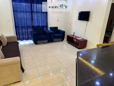 Furnished apartment for rent in Madinaty, 81 sq m, with a view of services and a garden. 2 bedrooms + 1 bathroom, 5th floor, high-end finishing, one m
