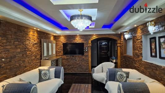 Apartment for sale in Madinty B3, area 124 meters, ground floor with a 60-meter garden, special finishes, steps from the sports club and services.