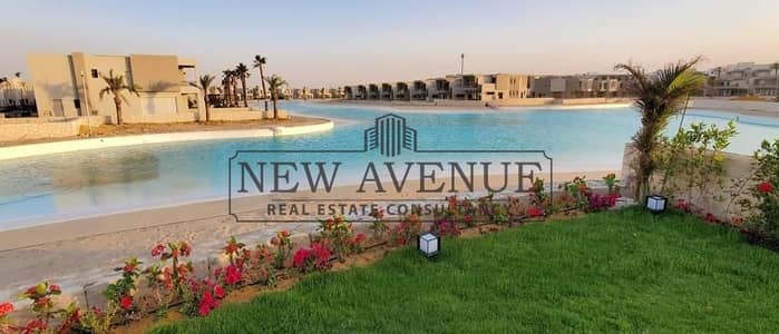 Luxurious 215m² Corner Twinhouse in Alma Azha North Coast | First Row Lagoon & Bahary | Fully Finished with ACs & Kitchen | Delivery 2027 Over 5 Years