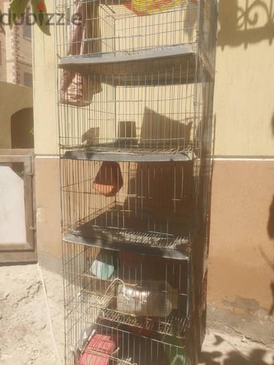 قفص حديد كبير ٥ ادوار