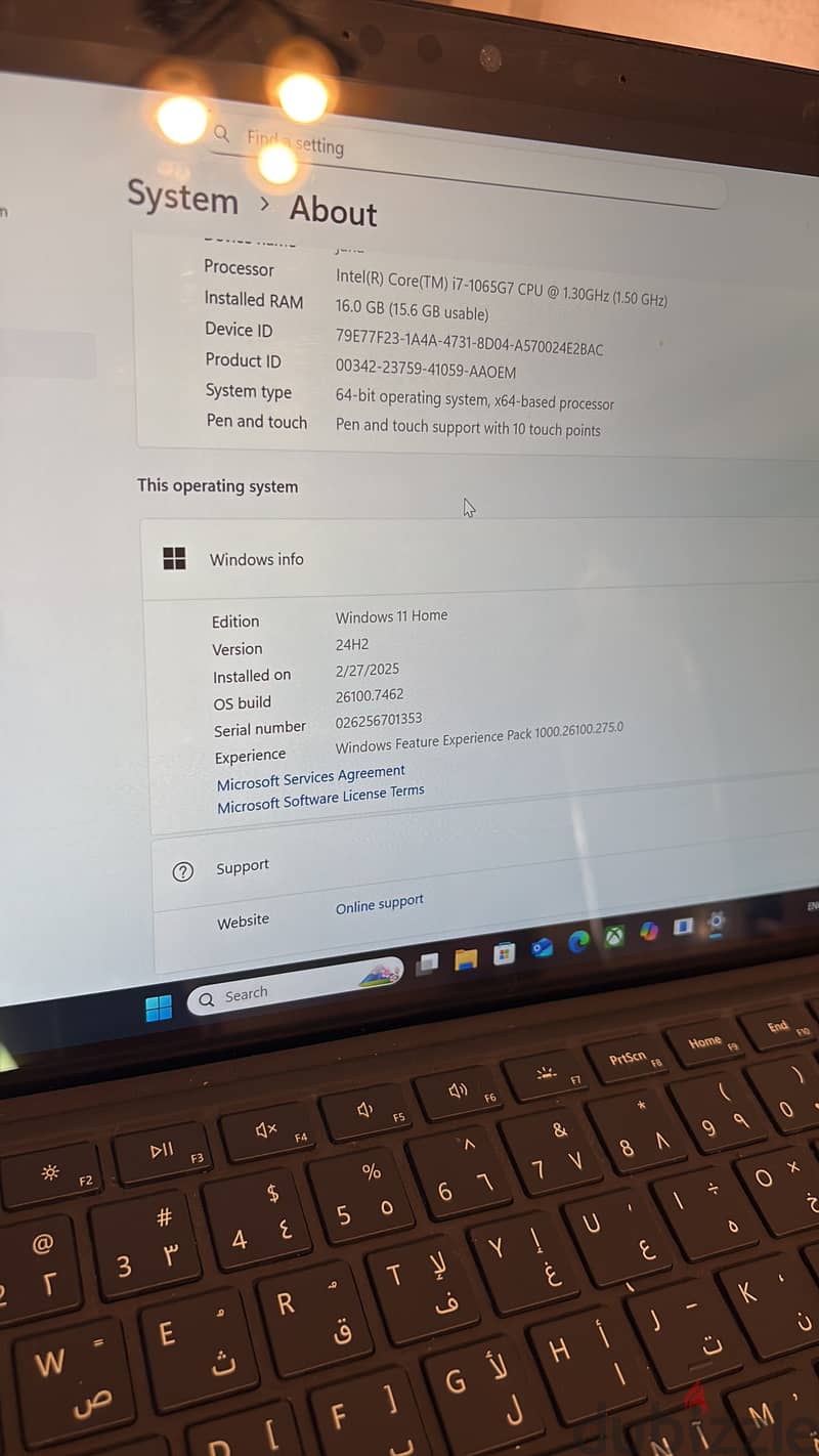 Microsoft surface pro 7 5
