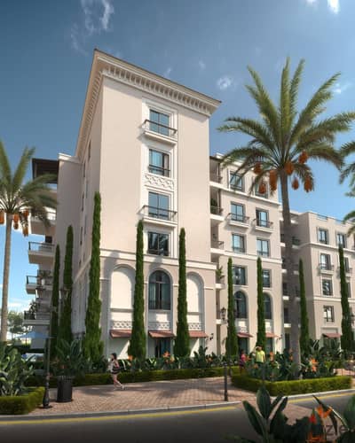 Apartment for sale in Village West with an area of 163 square meters, second stage, second floor, finished with air conditioning, a distinctive location inside the compound