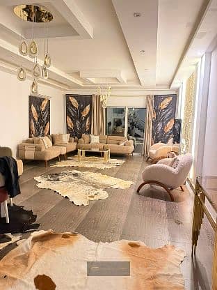 فيلا مفروشة فاخرة للإيجار في The Continental Residence الشيخ زايد | 4 غرف | 4 حمام | اكبر مساحه | اقل سعر ايجار |فيلا