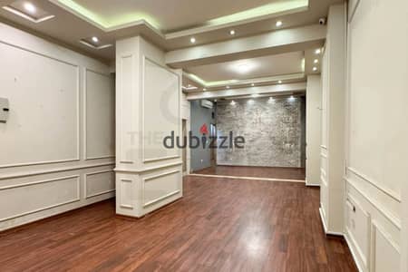 Administrative office for rent, 90 sqm, Loran (Shaarawy Street), located between the tram line and the sea.