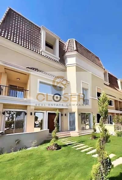 بمقدم 5% فقط امتلك فيلا كورنر ف كمبوند سراي sarai باقل سعر لفتره محدده واطول فتره للسداد 12 سنه