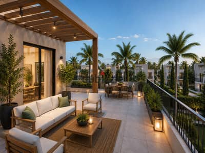 Twin House 245m with Garden 175m in Girona Sheikh Zayed delivery in 6 months with a 10% down payment and installments over 8 years