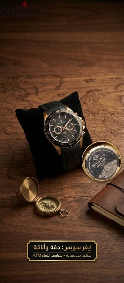 ساعة EverSwiss Chronograph الأصلية (Swiss Made) – فخامة سويسرية وطابع