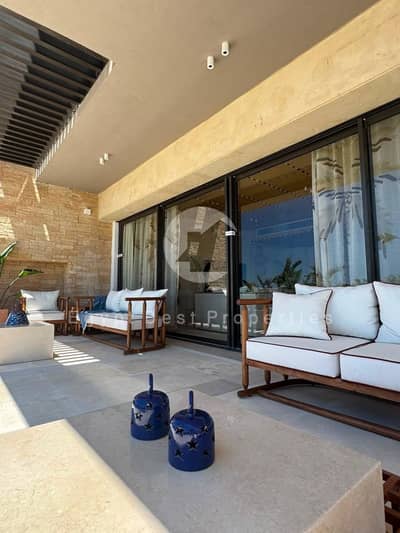Don’t miss this! 2BR beachfront chalet with lagoon view, fully finished with ACs. Silver Sands, 5% down payment & installments up to 10 years. Limited