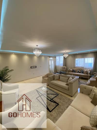 Apartment for sale, 195 sqm, in Darna Towers, Zahraa Al Maadi, ultra super lux finishing, with all utilities, complete finishes, and full services.