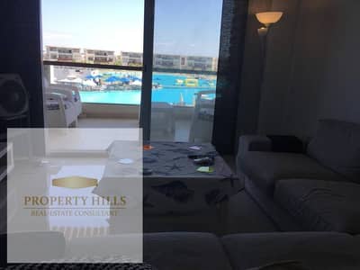 Ground chalet for sale next to Fouka Bay, fully finished with the best quality, with a 25% discount from its price and the lowest price in the market with a lagoon view