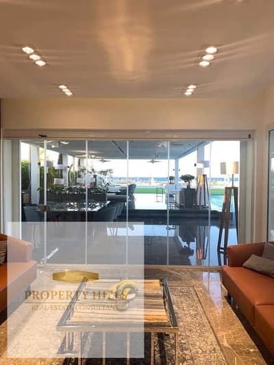 Villa for sale sea view fully immediate delivery finished in the best location next to Hacienda directly in installments over 8 years at a price lower than its original price