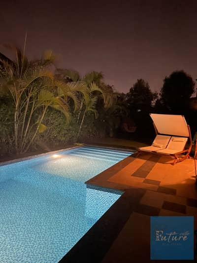 Villa for sale in Marassi North Coast on Golf Direct 5 bedrooms 5 bathrooms, Nani room and driver's room steps from the sea -Marassi northcoast