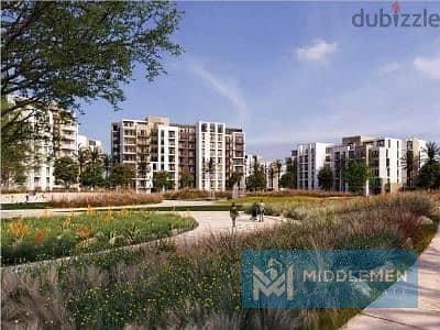 شقه 132متر لوكيشن مميز متشطب بالكامل بالتكيفات اقل سعر في زد ايست القاهره الجديده zed east