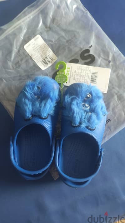 CROCS Toddlers' Classic I AM Monster Clog Color: Blue Size:C10 (27/28)