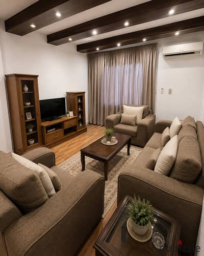 A distinctive furnished apartment for rent in Al Rehab City, in a prime location Near services.