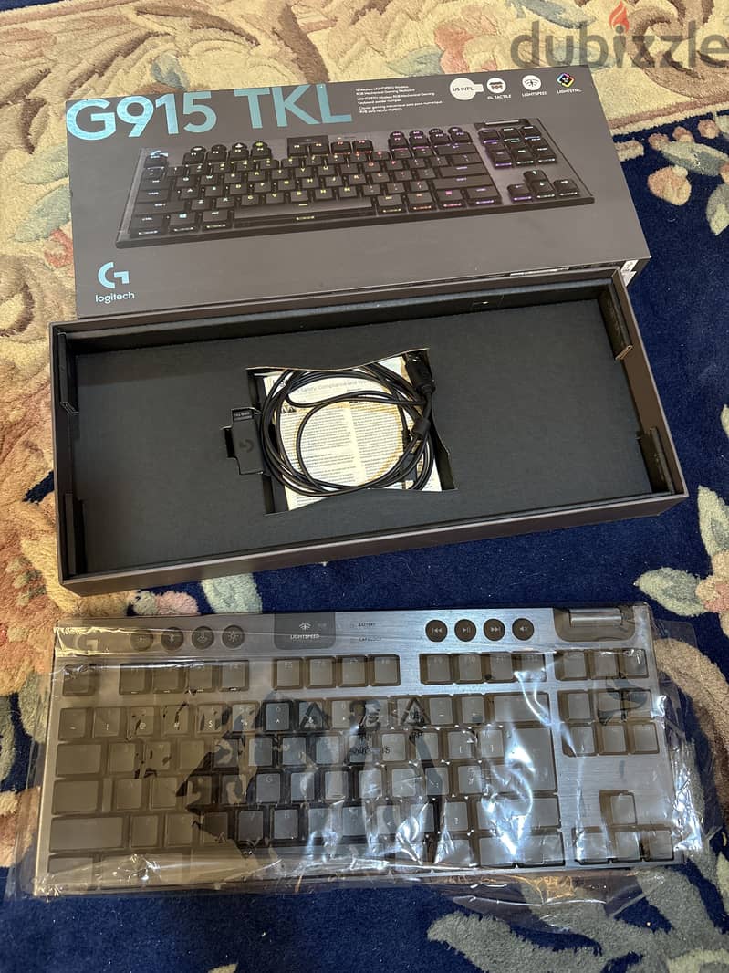 Logitech G915 TKL Tactile Wireless Keyboard – Open Box 1