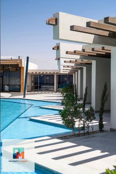 Resale Ground Floor Chalet with Garden for Sale in Direction White Ras El Hekma | Direct Pool View