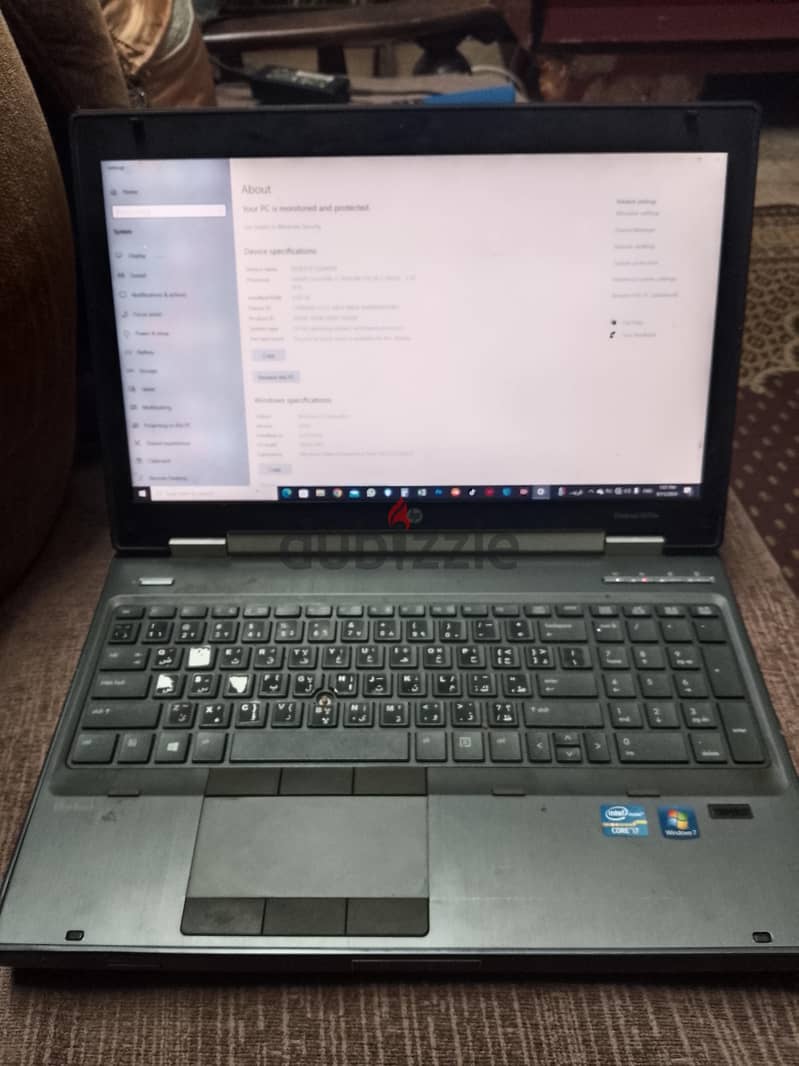 Hp Elite Book 8570w work station 1
