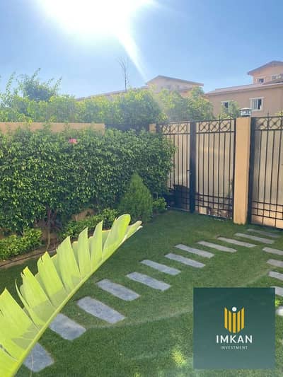 240m² duplex with a garden for sale in Hyde Park Compound, New Cairo—available with a 25% discount or an 8-year installment plan.