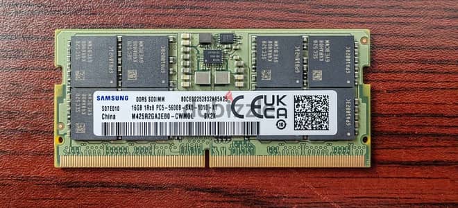 Ram ddr5 5600mhz 8gb رامة لاب توب سامسونج 16 جيجا