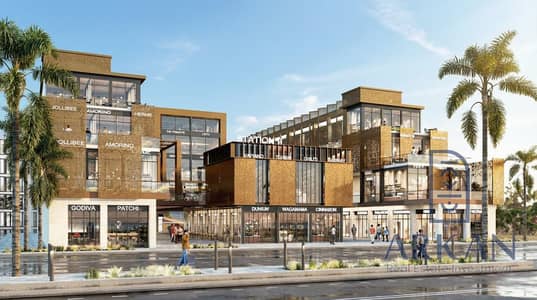 Own a 34m² commercial shop on the first floor with a down payment of 544,000 in Hadayek October, next to Degla and Al Montazah, and opposite the Liver