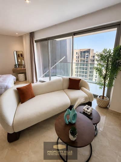 Apartment on the 7th floor in Zed Towers with a direct view of the park, furnished with air conditioning on El-Nozha Street next to Cairo Gate