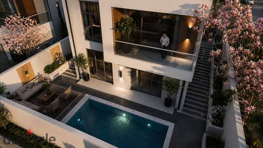 Villa on the highest hill in Zayed with a 10% down payment over 8 years in the Gozal compound, handover within just two years