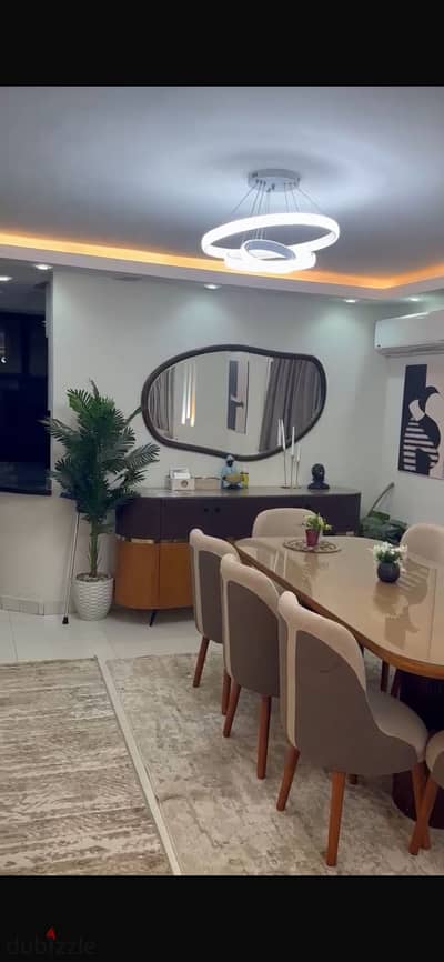 Furnished apartment for rent in Zahra Al-Maadi Modern