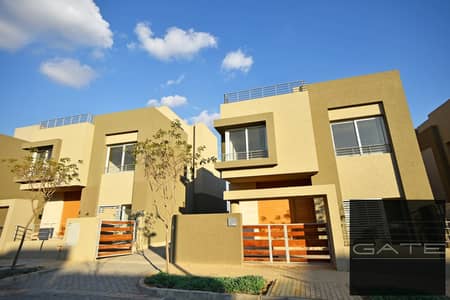 تاون هاوس كورنر للبيع في كمبوند Wood Ville بالم هيلز | ريسيل برايم لوكيشن وتشطيب فاخر