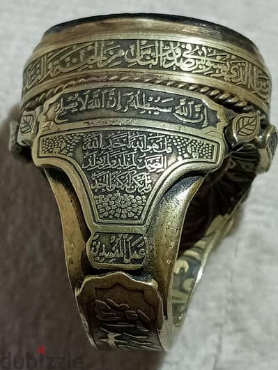 نوادر  خاتم تحسين نحاس قديم مقاس 26 وزان تقيل جدا