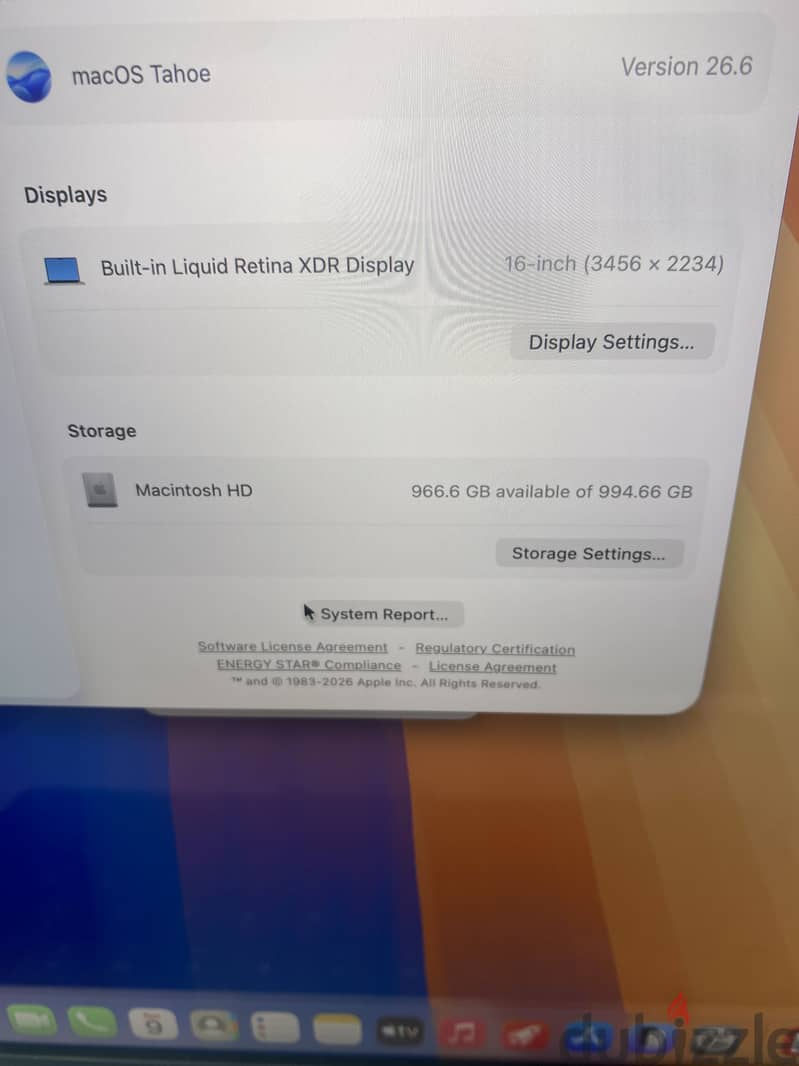 MacBook Pro m4 max 16 inch. Ram 36-1 tera 3
