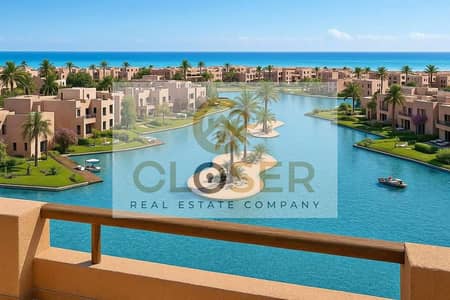 Fully Finished Chalet with ACs and High-End Furniture in a Prime Location Next to ( Waterway ) in DOSE Ras El Hekma+ Installments Up to 10Y