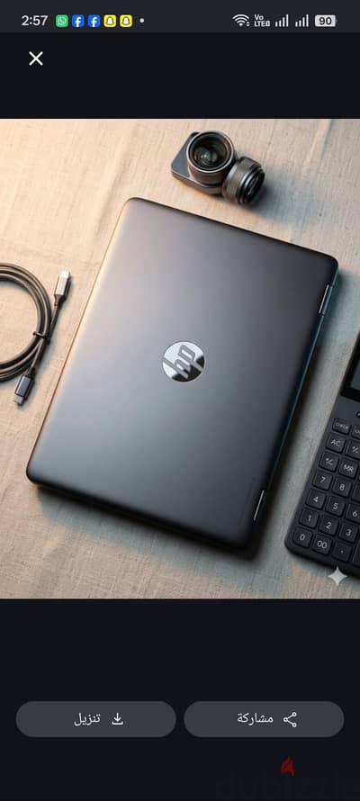لابتوب HP ProBook  اصلي كسر زيرو رامات 16 جيجا وهارد SSD( وارد دبي )