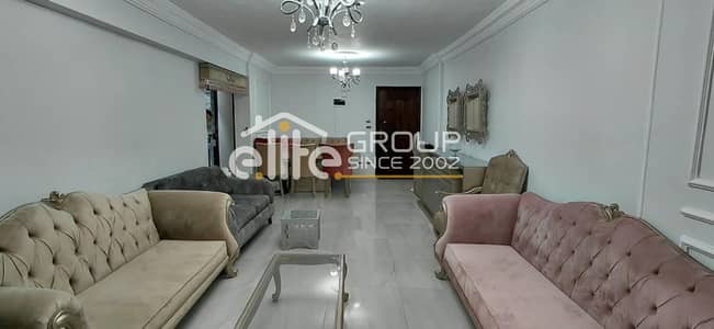 130 sq m apartment for rent in Mustafa Kamel  Near Smouha