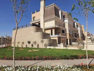Double-view corner villa for sale in Sarai Compound, next to Madinaty and on the Suez Road. Double-view corner villa for sale in Sarai Compound, next to Madinaty and on the Suez Road.