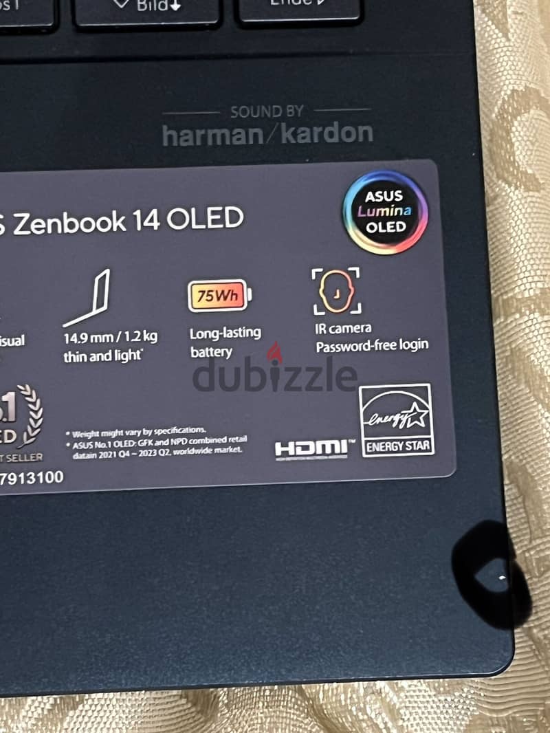 Asus Zenbook 14 Oled ultra 7 3