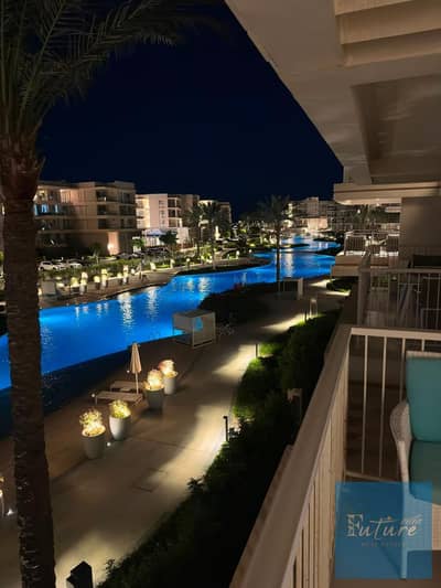 Chalet for Rent in Marassi Marina Views, 3 Bedrooms, 4 Bathrooms, Panoramic Lagoon View, 1st Floor, Fully Furnished, Prime Location | Marina is Nearby