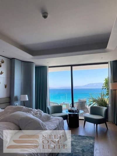 Two-bedroom chalet, fully finished, in a prime location at The Island Marina 5 - directly on the beach