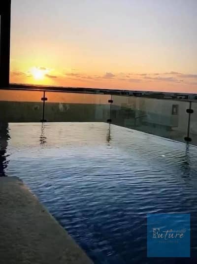 Luxury First Row Villa for Sale in Seashell Sidi Abdel Rahman with Direct Sea View, Private Pool,420 SQM , 4 Master Bedrooms and Full Furnishing for S