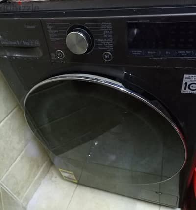 غسالة اتوماتيك ومجفف ال جى lg ٩ كيلو غسالة اتوماتيك ومجفف ال جى lg ٩ كيلو