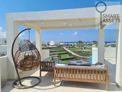 نتهاوس للبيع في Fouka Bay – المرحلة الأولى | إطلالة بحر وبول | مفروش بالكامل