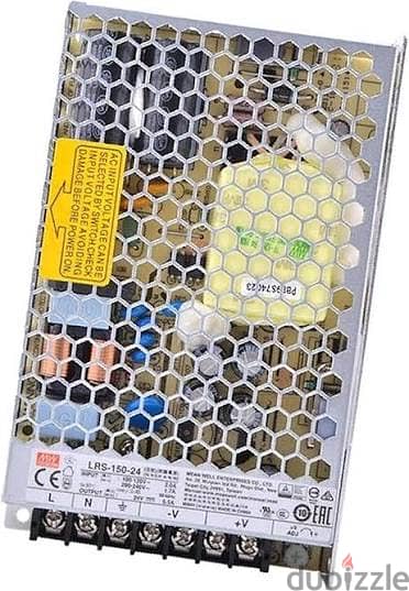 مزود الطاقة المتنقل MEAN WELL LRS-150-24 156 واط 24 فولت 6.5 أمبير