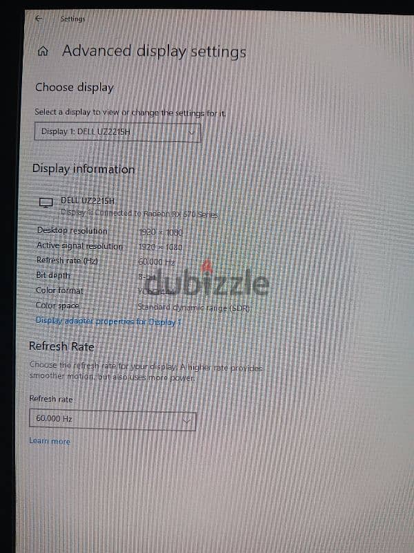 Dell UZ2215H 2