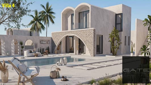 Villa for sale with the lowest down payment at Salt, North Coast | Ground floor + First floor + Roof; fully finished.