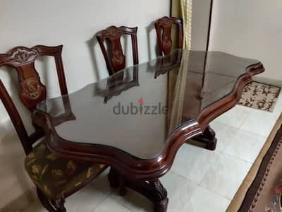 ترابيزة سفرة بالكراسي استعمال خفيف