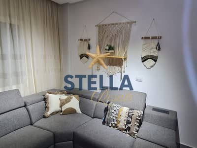Villa for Sale in Stella Heights with Private Garden & Rooftop, Super Lux Finish, Fully Furnished  Equipped, Prime Location Near Beach  Pools Resort