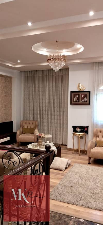 Ground floor duplex, 465 m for sale with ready to move in New Cairo's Al Banafseg 10 First Settlement Fully finished to an ultra-super-lux standard