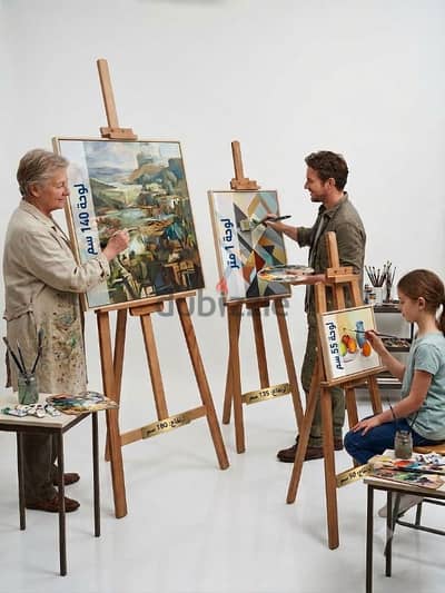 ستاند رسم مرسم حامل لوحات خشبى Easel استاند احترافي
